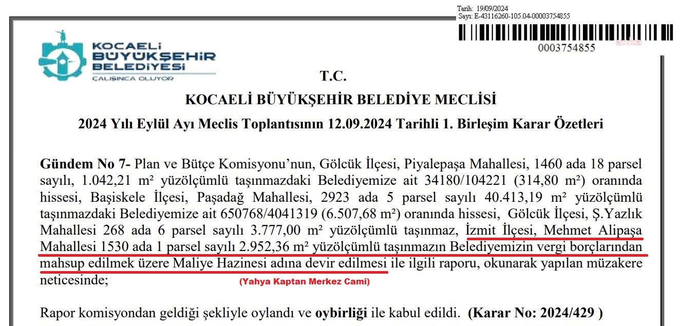 Kocaeli Büyükşehir Belediye Meclisi